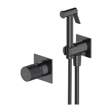 Bateria bidetowa OMNIRES CONTOUR SYSCTBI1AT antracyt szczotkowany