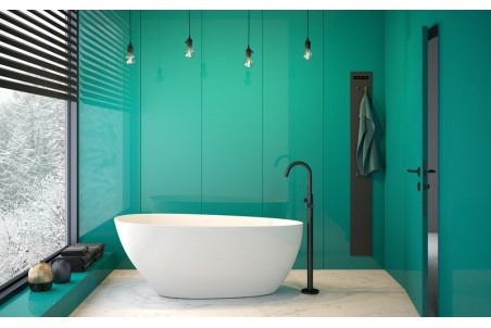 Wanna wolnostojąca Goya 140 + klik-klak chrom 142x62 mat