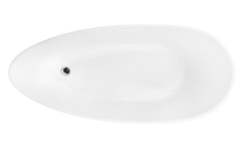 Wanna wolnostojąca Goya 140 + klik-klak chrom 142x62 mat