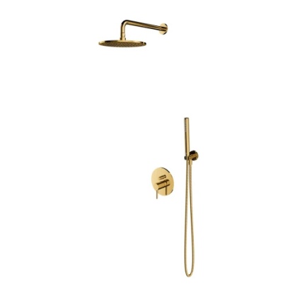 Y I System prysznicowy podtynkowy OMNIRES złoty połysk (GL)