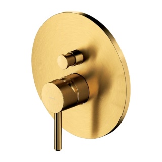 element natynkowy baterii prysznicowo-wannowej podtynkowej Y1235ROGLB złoty szczotkowany