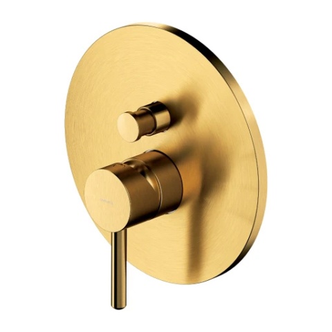 element natynkowy baterii prysznicowo-wannowej podtynkowej Y1235ROGLB złoty szczotkowany