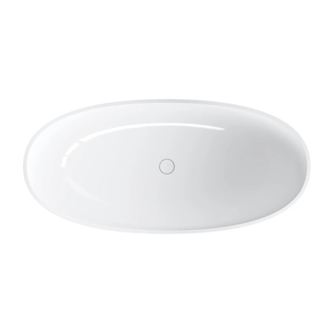 SHELL M+ Wanna wolnostojąca, 160 x 75 cm biały połysk (BP)